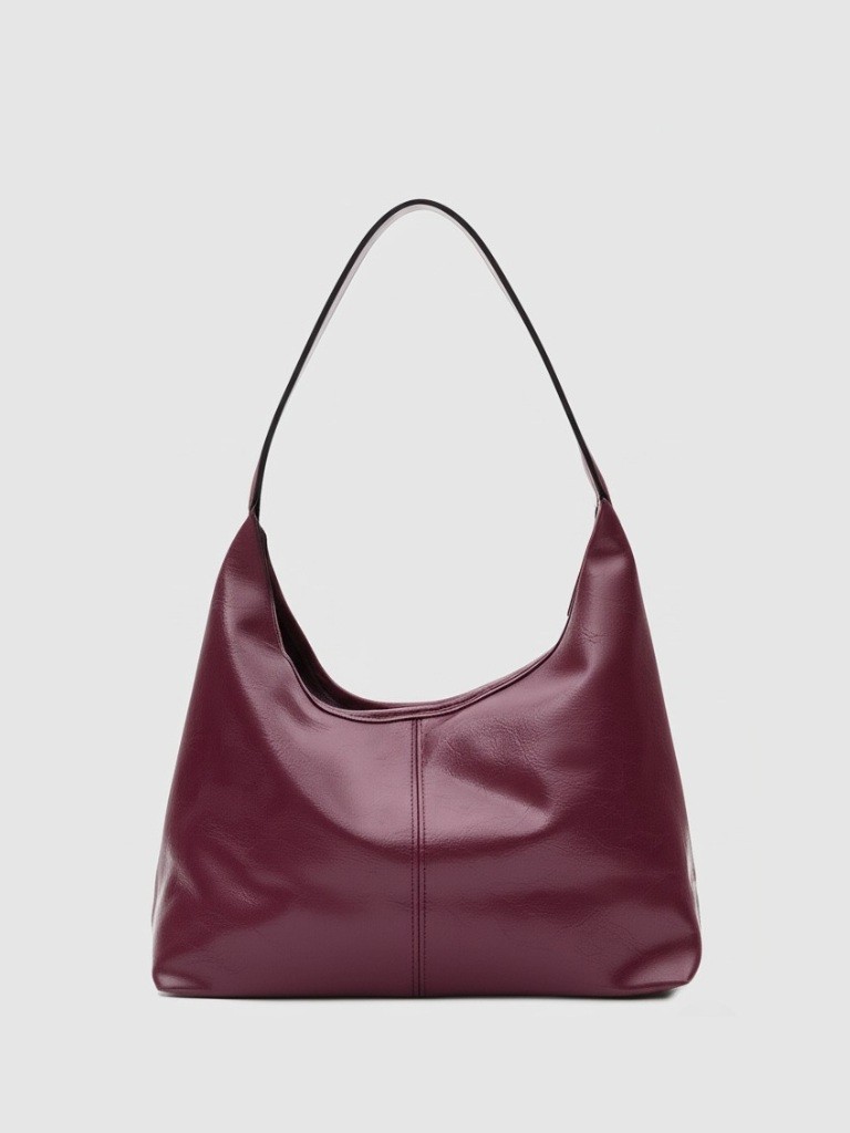 Vintage Bordo Omuz Çantası